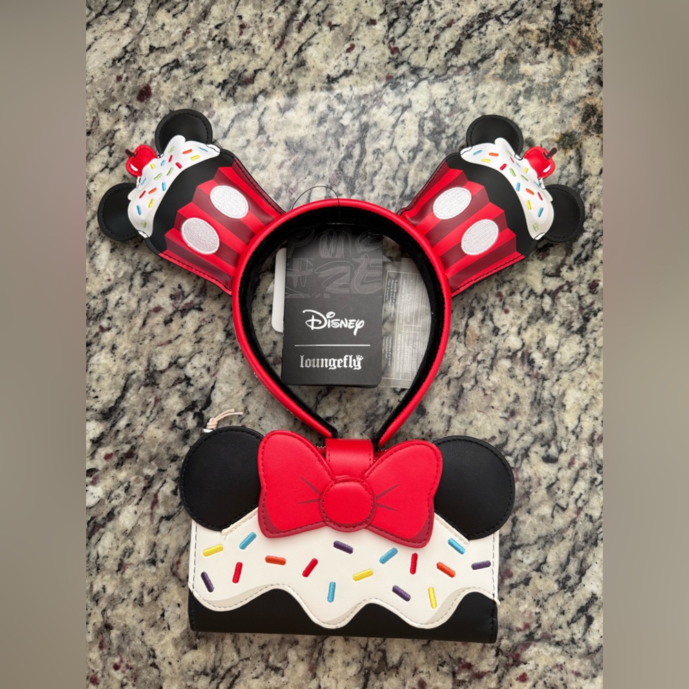 Loungefly- Disney “Minnie Sweets” BUNDLE